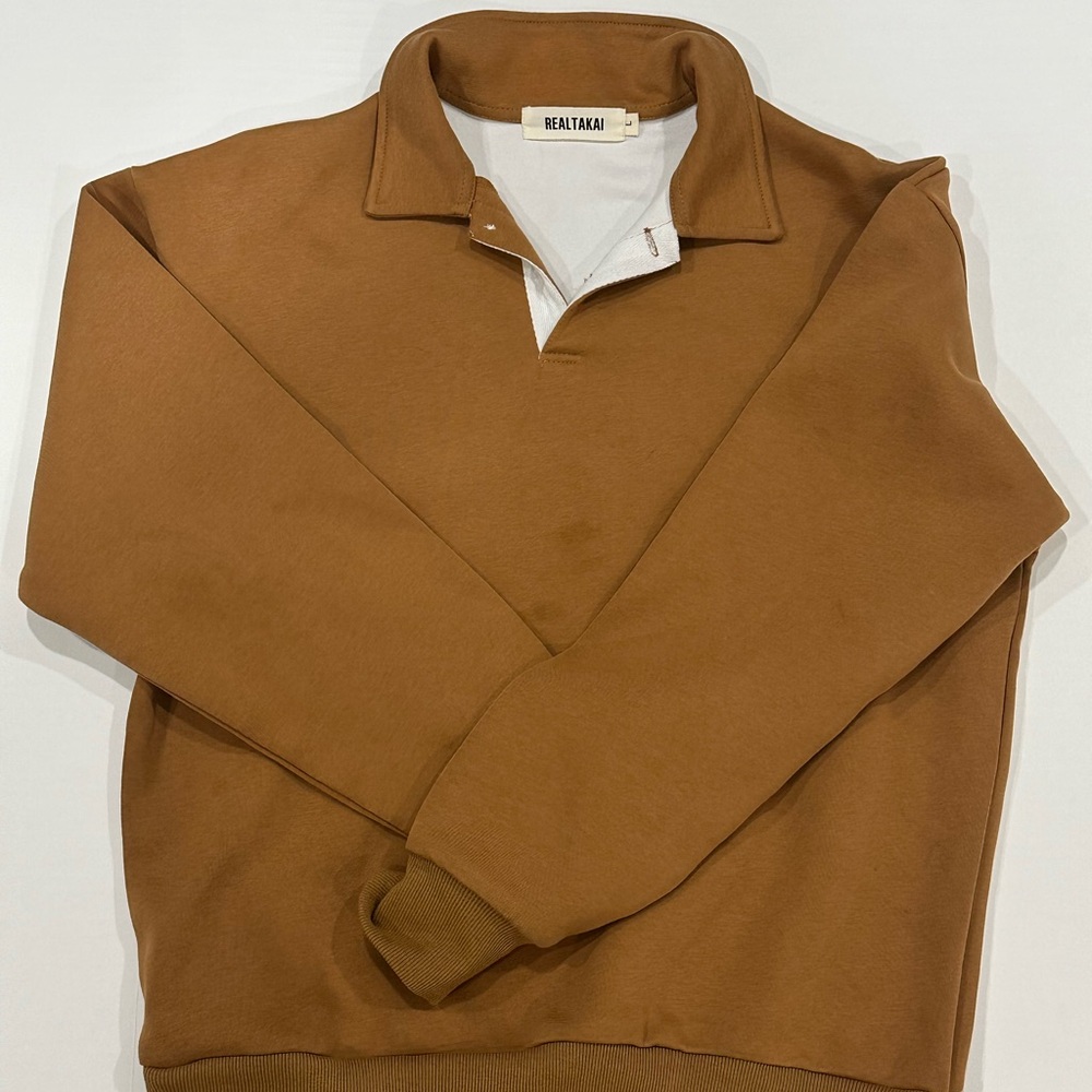 Realtakai Button Placket Pull Over - image 4